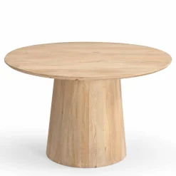 Eettafel Yasmijn Naturel Rond 120cm - Giga Meubel