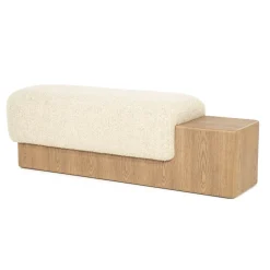 Eleonora Bankje George Beige Flou