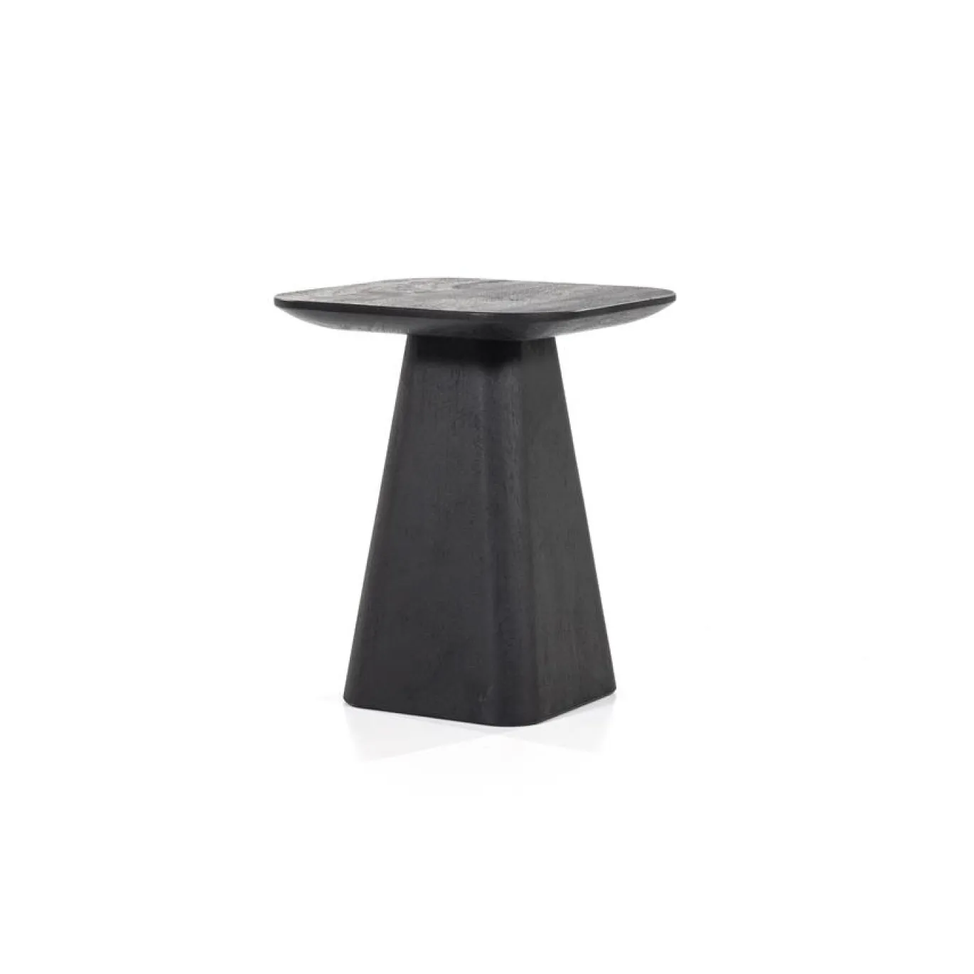 Eleonora Bijzettafel Aron Vierkant 40x40 Zwart