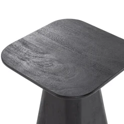 Eleonora Bijzettafel Aron Vierkant 40x40 Zwart