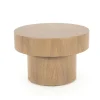 Eleonora Bijzettafel Bobbie Rond Lichtbruin