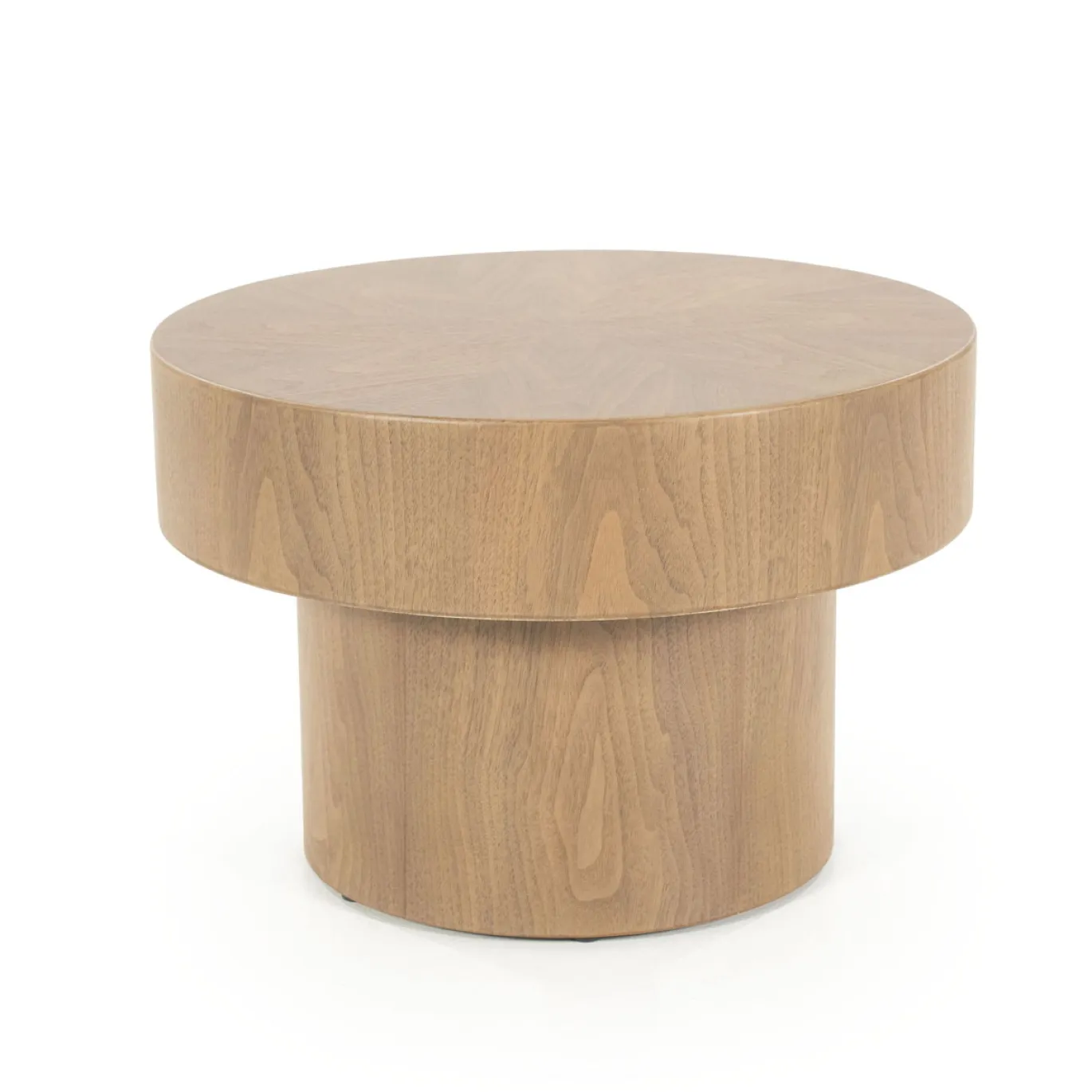 Eleonora Bijzettafel Bobbie Rond Lichtbruin