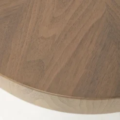 Eleonora Bijzettafel Bobbie Rond Lichtbruin