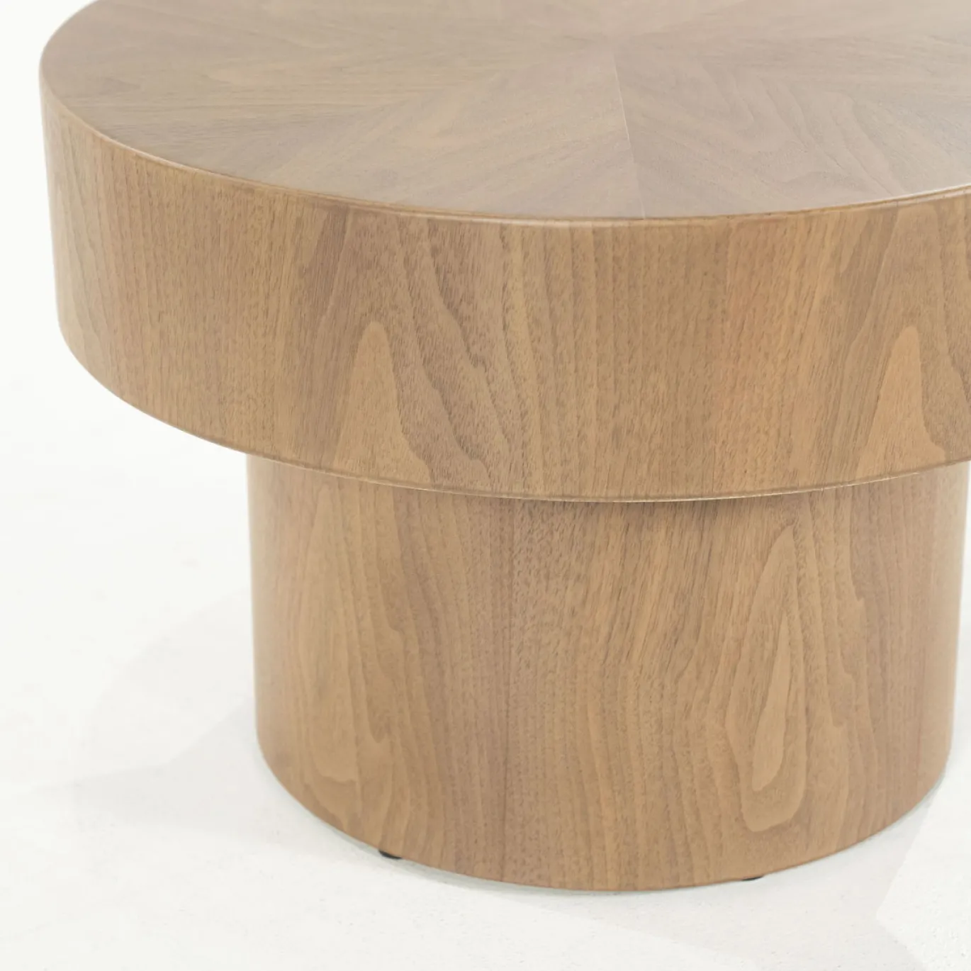 Eleonora Bijzettafel Bobbie Rond Lichtbruin