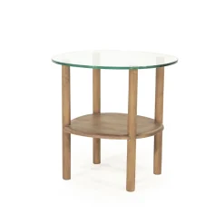 Eleonora Bijzettafel Cleo Lichtbruin