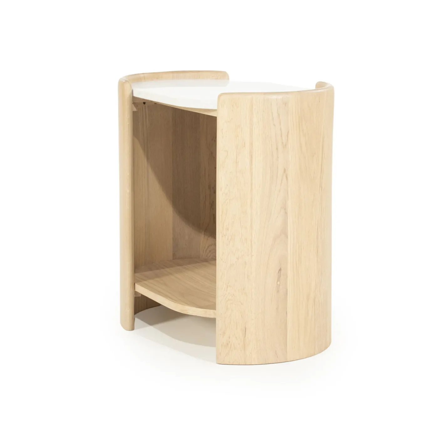 Eleonora Bijzettafel Don Marmer/Naturel