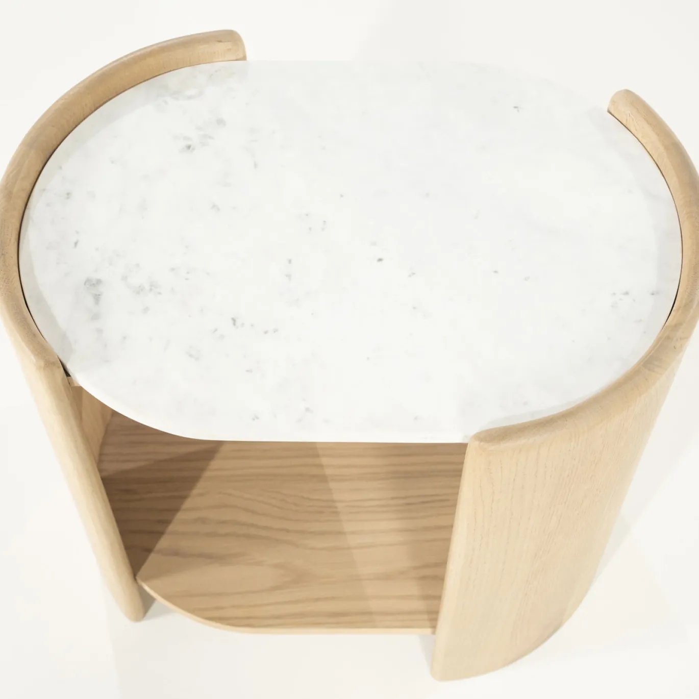 Eleonora Bijzettafel Don Marmer/Naturel