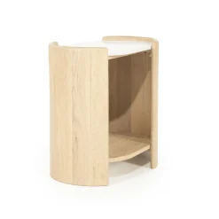 Eleonora Bijzettafel Don Marmer/Naturel