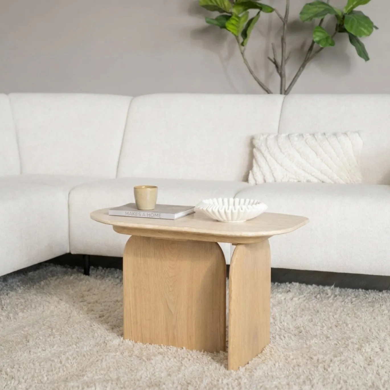 Eleonora Bijzettafel Lova Beige