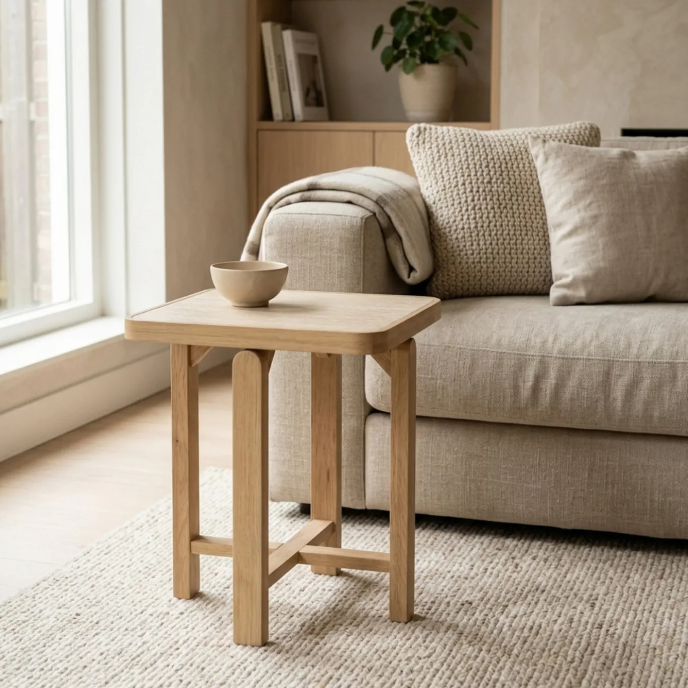 Eleonora Bijzettafel Vidar Beige
