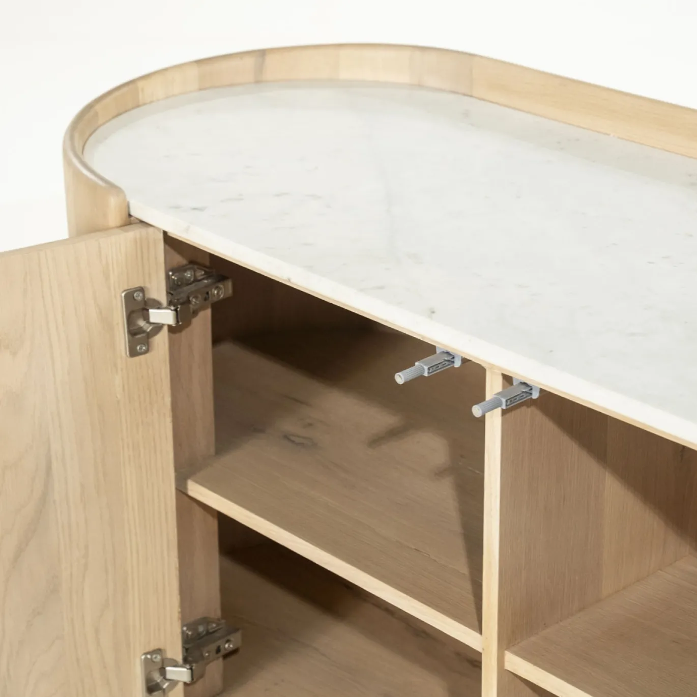 Eleonora Dressoir Don Marmer/Naturel 165cm