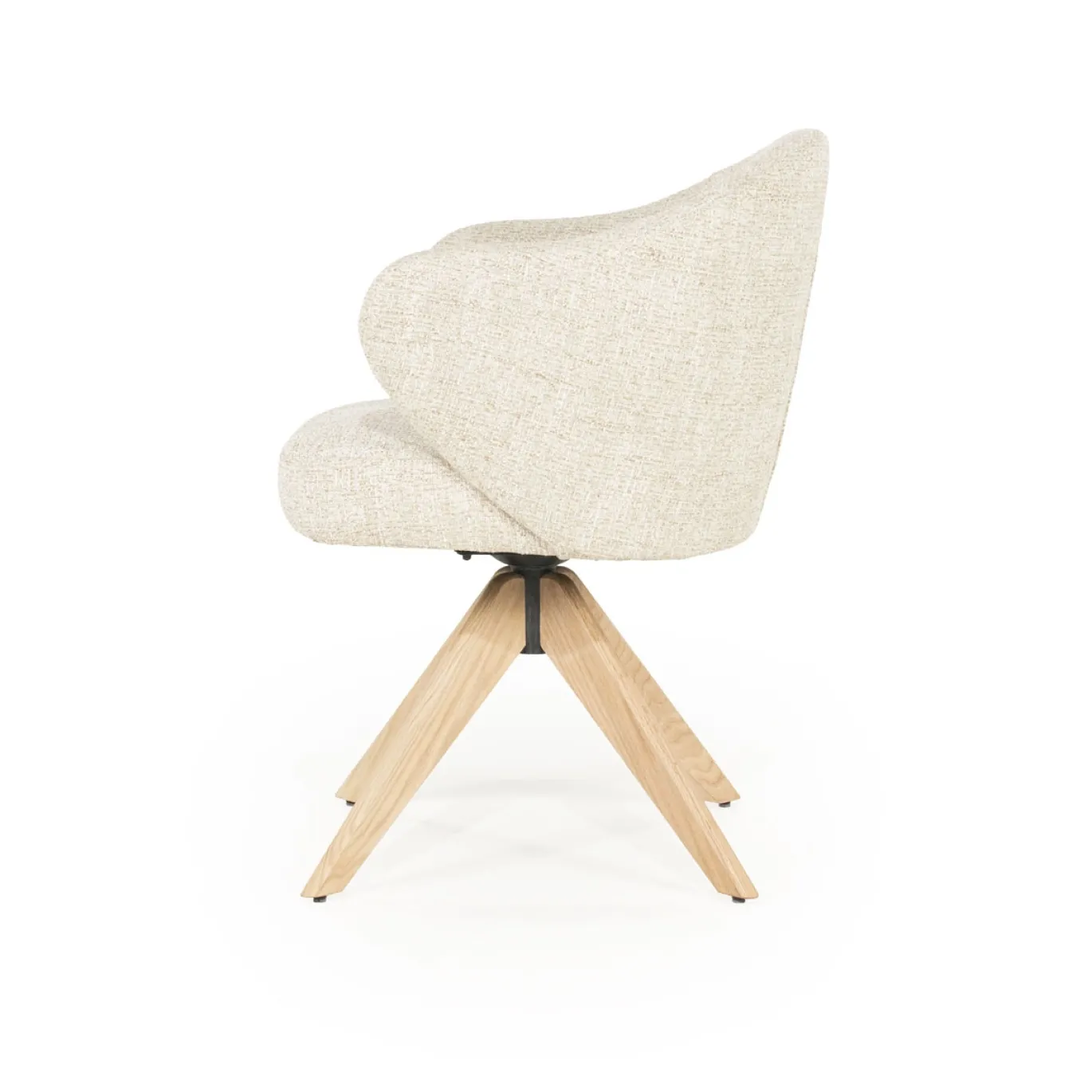 Eleonora Eetkamerstoel Connor Beige/Naturel Donna
