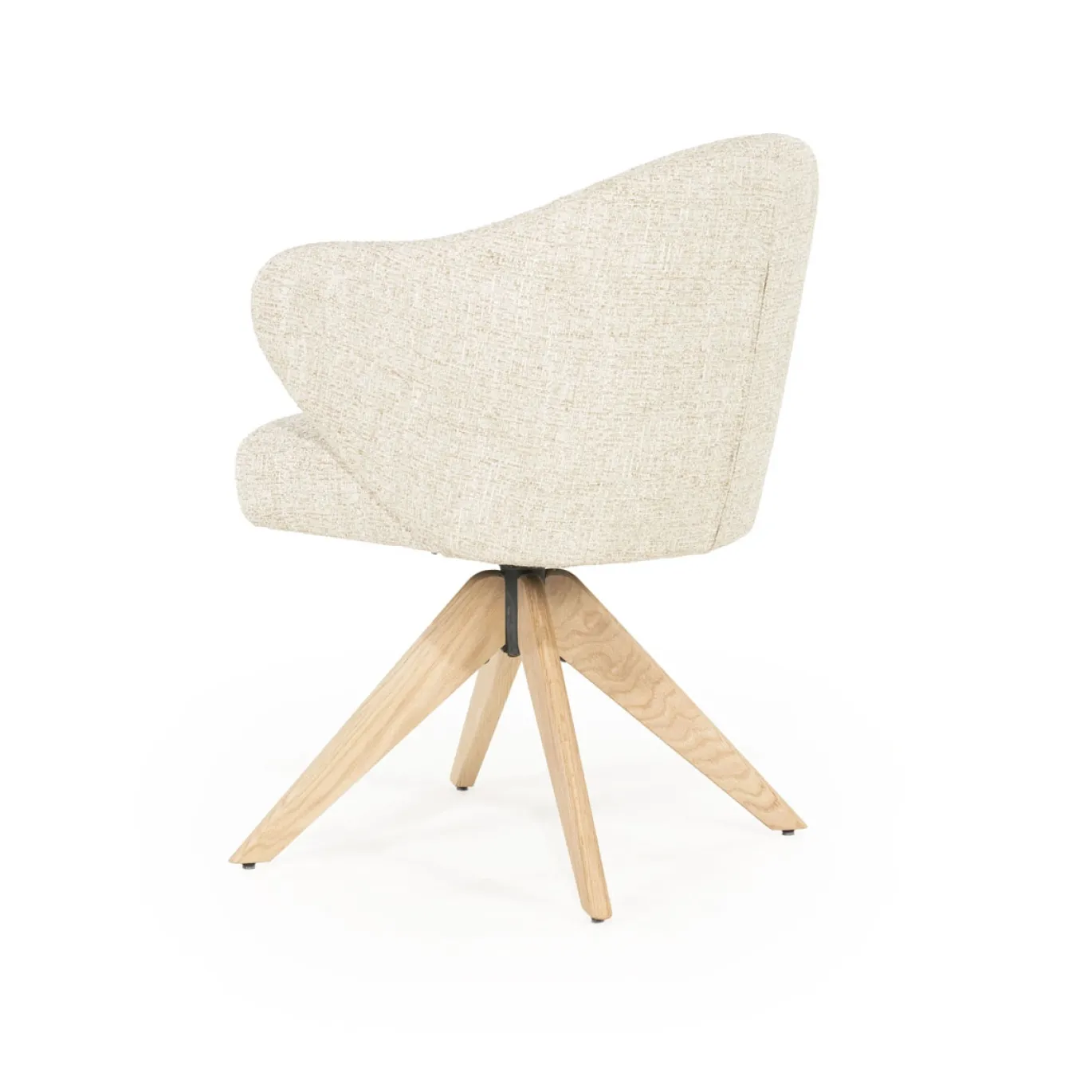 Eleonora Eetkamerstoel Connor Beige/Naturel Donna