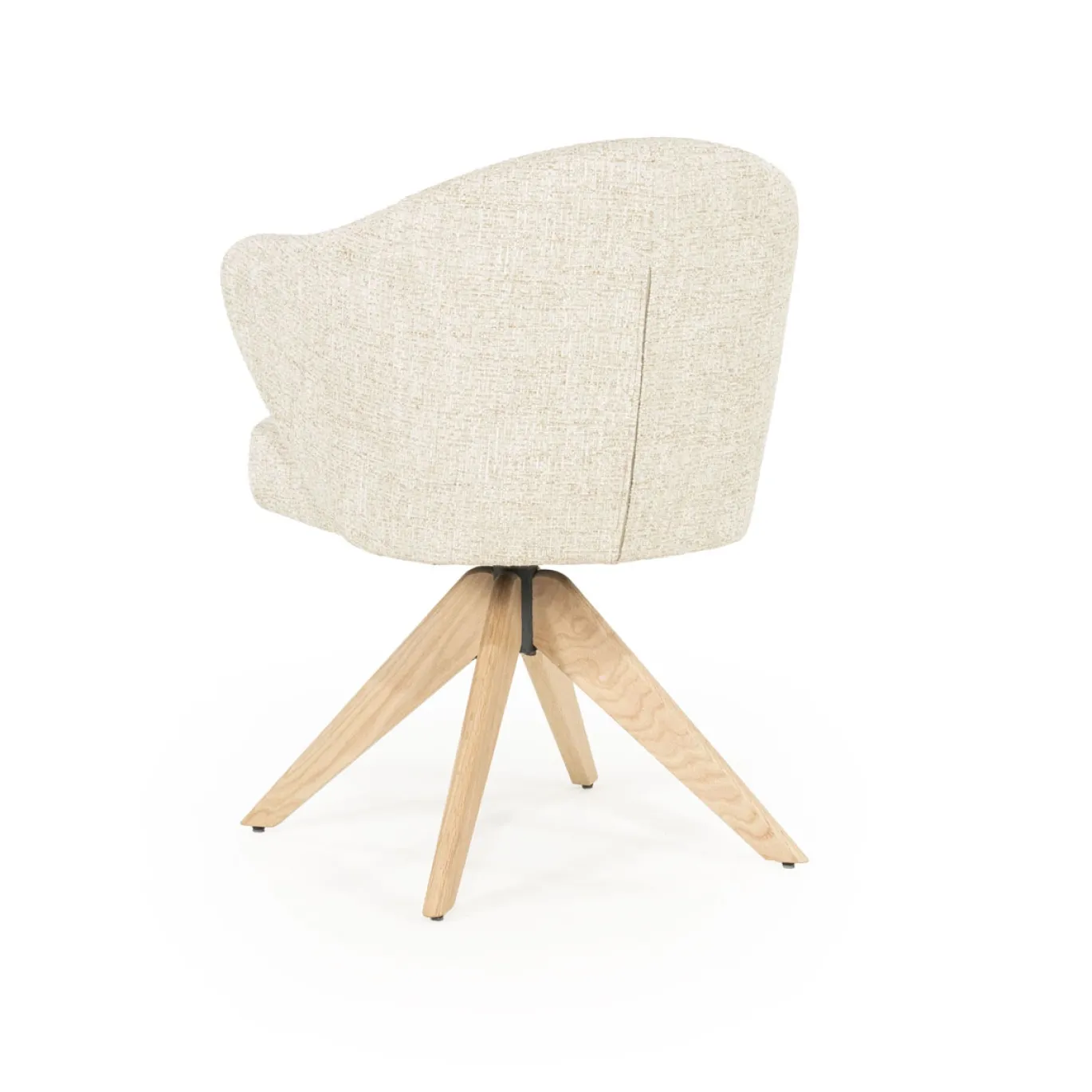 Eleonora Eetkamerstoel Connor Beige/Naturel Donna