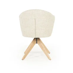 Eleonora Eetkamerstoel Connor Beige/Naturel Donna