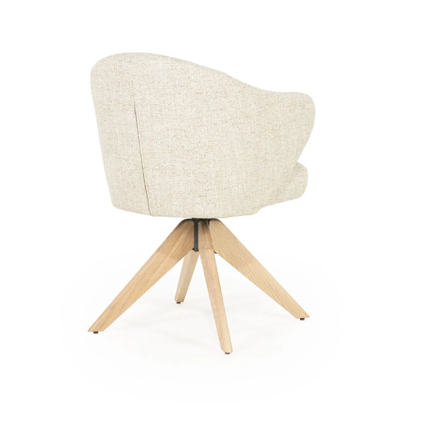 Eleonora Eetkamerstoel Connor Beige/Naturel Donna