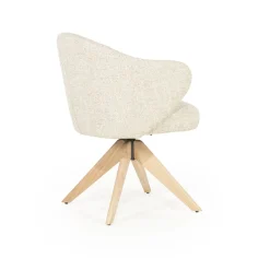 Eleonora Eetkamerstoel Connor Beige/Naturel Donna