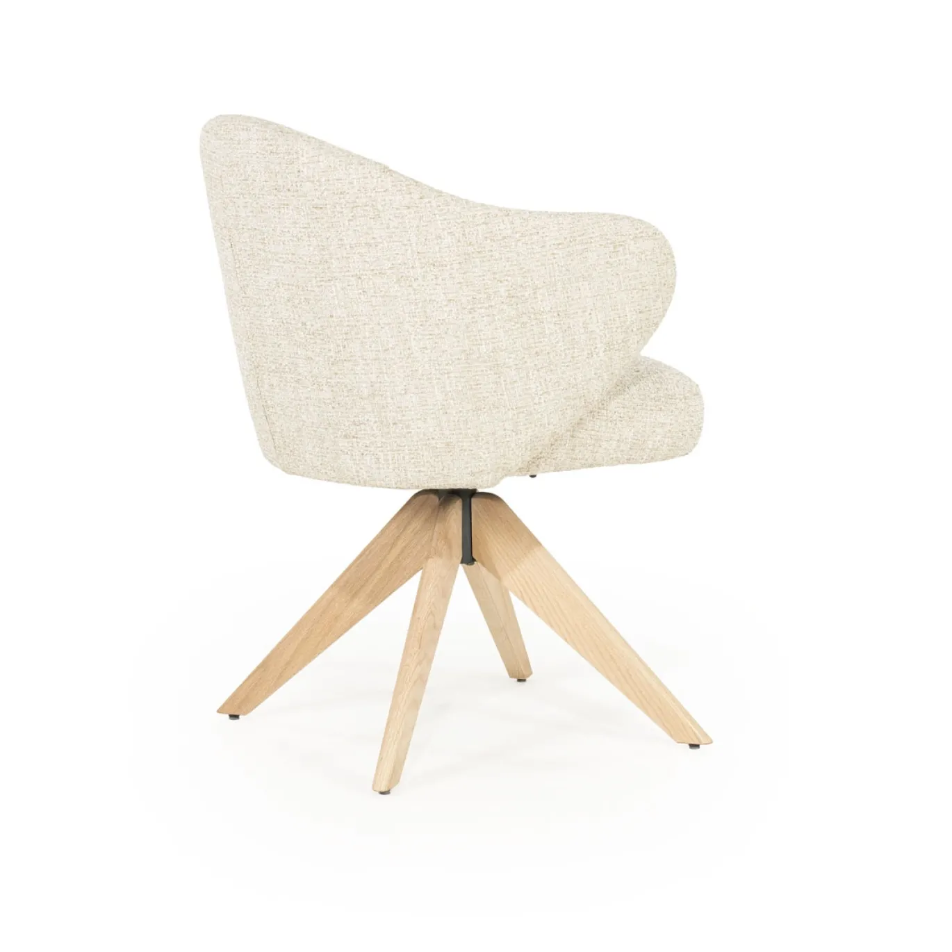 Eleonora Eetkamerstoel Connor Beige/Naturel Donna