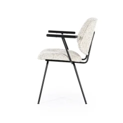 Eleonora Eetkamerstoel Jon Met Armleuning Beige Maywood