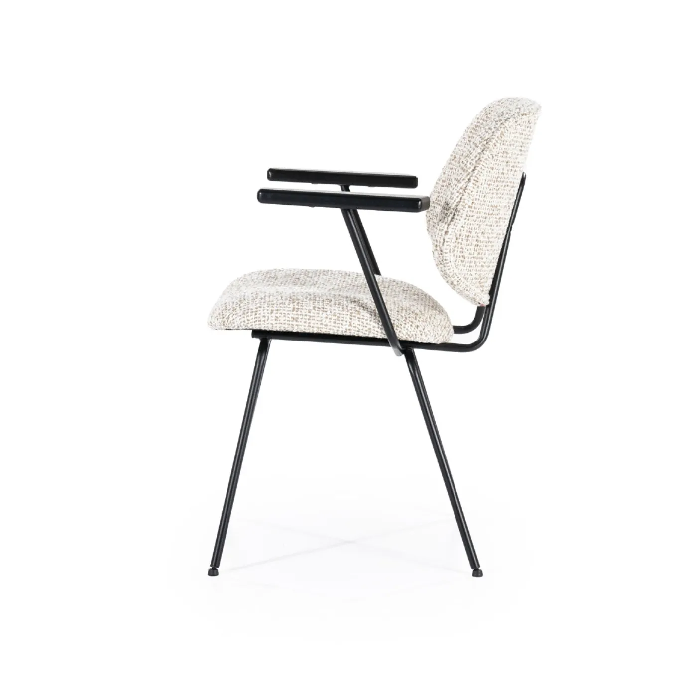 Eleonora Eetkamerstoel Jon Met Armleuning Beige Maywood