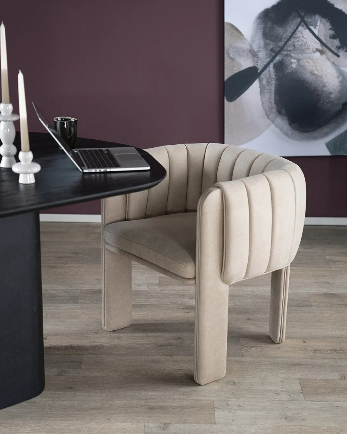 Eleonora Eetkamerstoel Liselore Beige Beta
