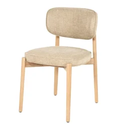Eleonora Eetkamerstoel Rune Naturel Taupe Serene