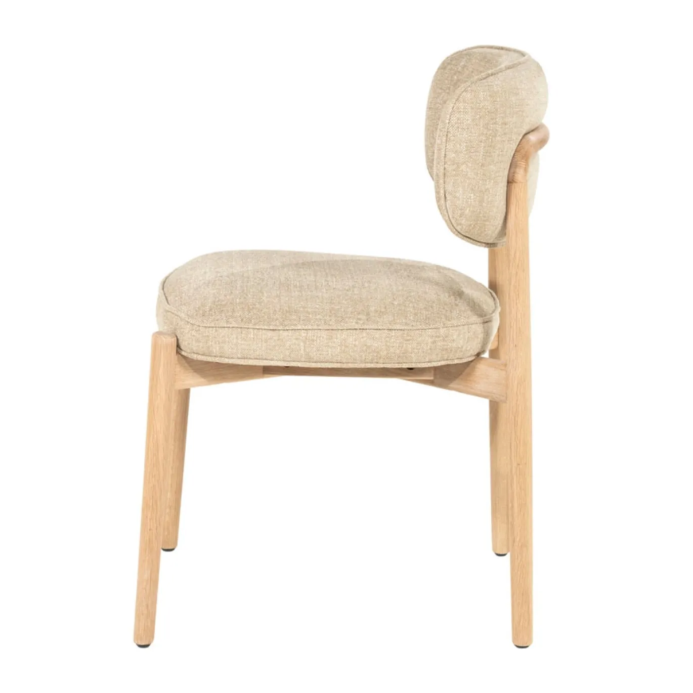 Eleonora Eetkamerstoel Rune Naturel Taupe Serene