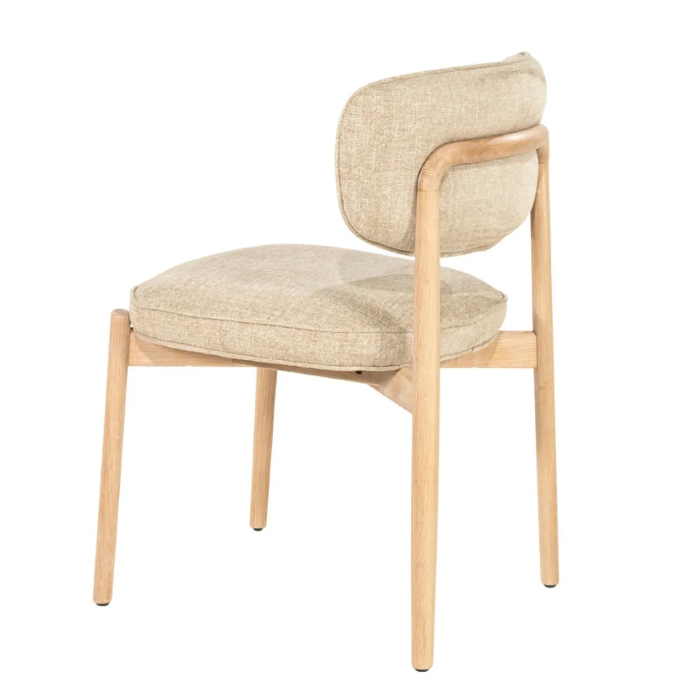 Eleonora Eetkamerstoel Rune Naturel Taupe Serene