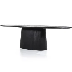 Eleonora Eettafel Aron Ovaal Zwart 200cm