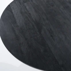 Eleonora Eettafel Aron Zwart 130x130cm