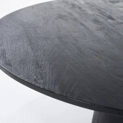 Eleonora Eettafel Aron Zwart 130x130cm