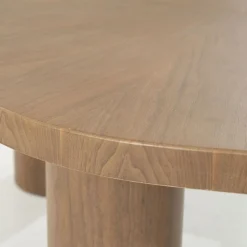 Eleonora Eettafel Bobbie Organisch Lichtbruin 215cm