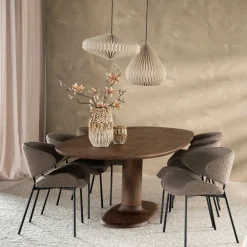 Eleonora Eettafel Coco 180x110cm Lichtbruin
