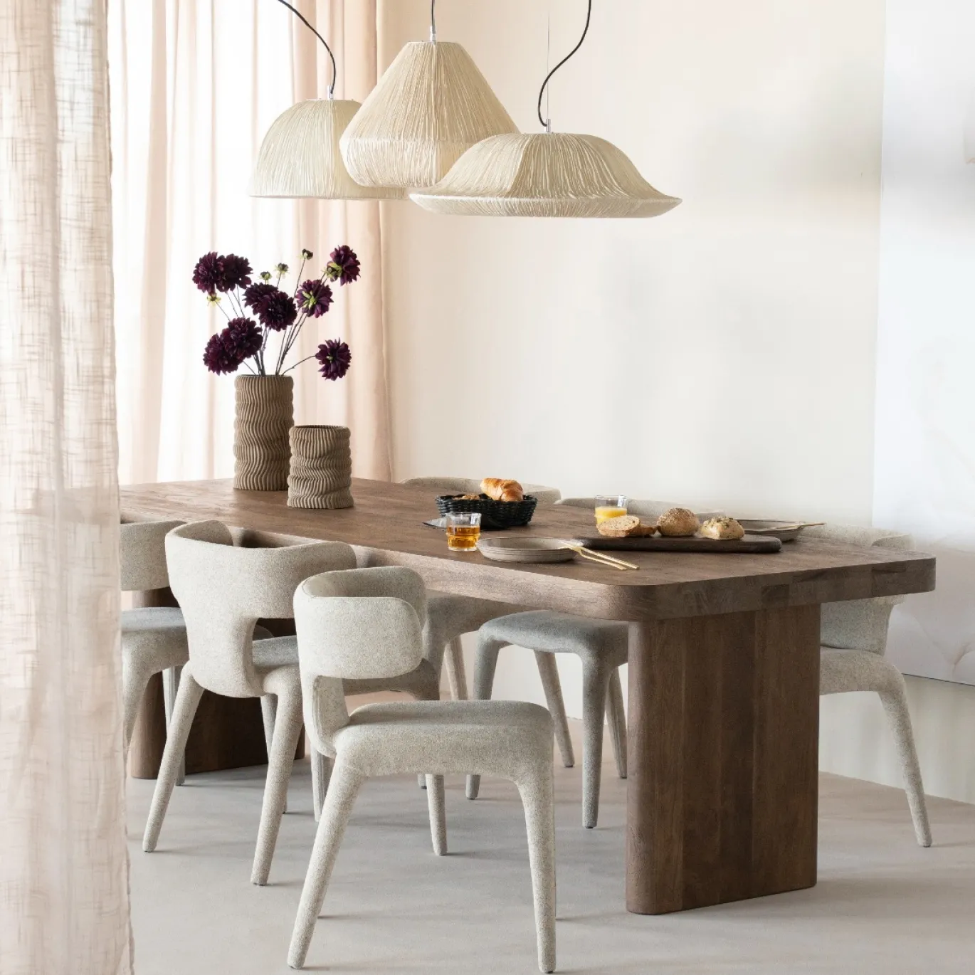 Eleonora Eettafel Edward Bruin 300cm