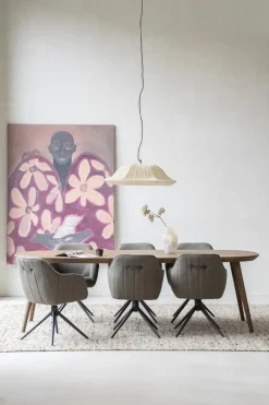 Eleonora Eettafel Elijah 260x100cm Eiken Bruin