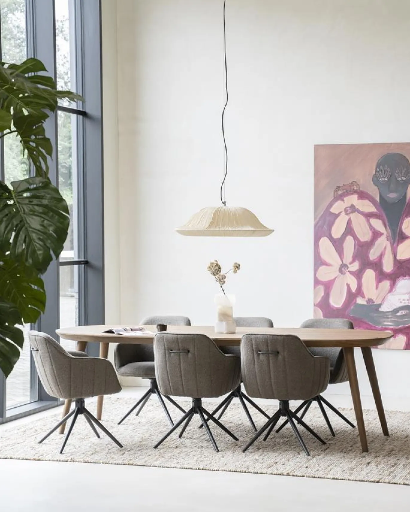 Eleonora Eettafel Elijah 260x100cm Eiken Bruin