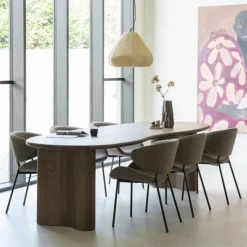 Eleonora Eettafel Josh 250x110cm Bruin