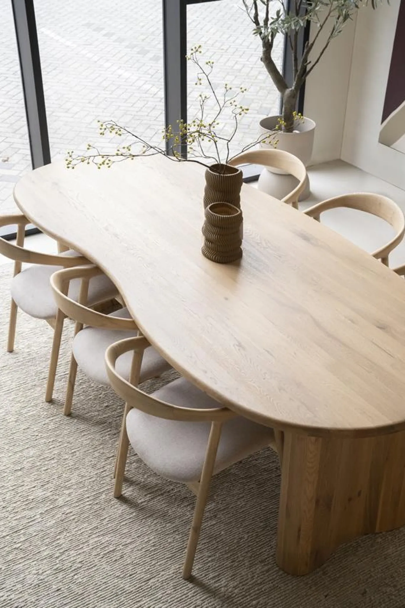Eleonora Eettafel Josh 250x110cm Naturel