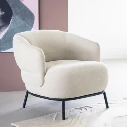 Eleonora Fauteuil David Beige Safari