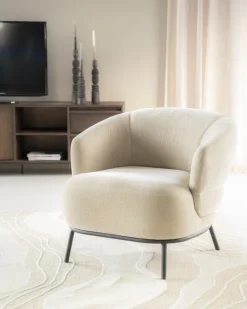 Eleonora Fauteuil David Taupe Safari