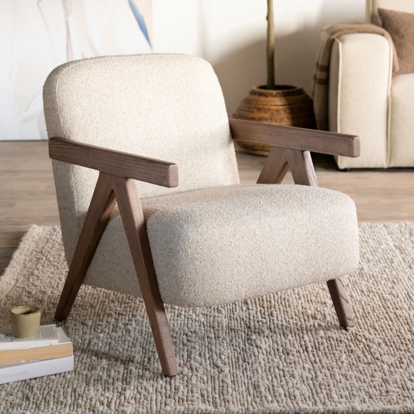 Eleonora Fauteuil Francis Beige Flou