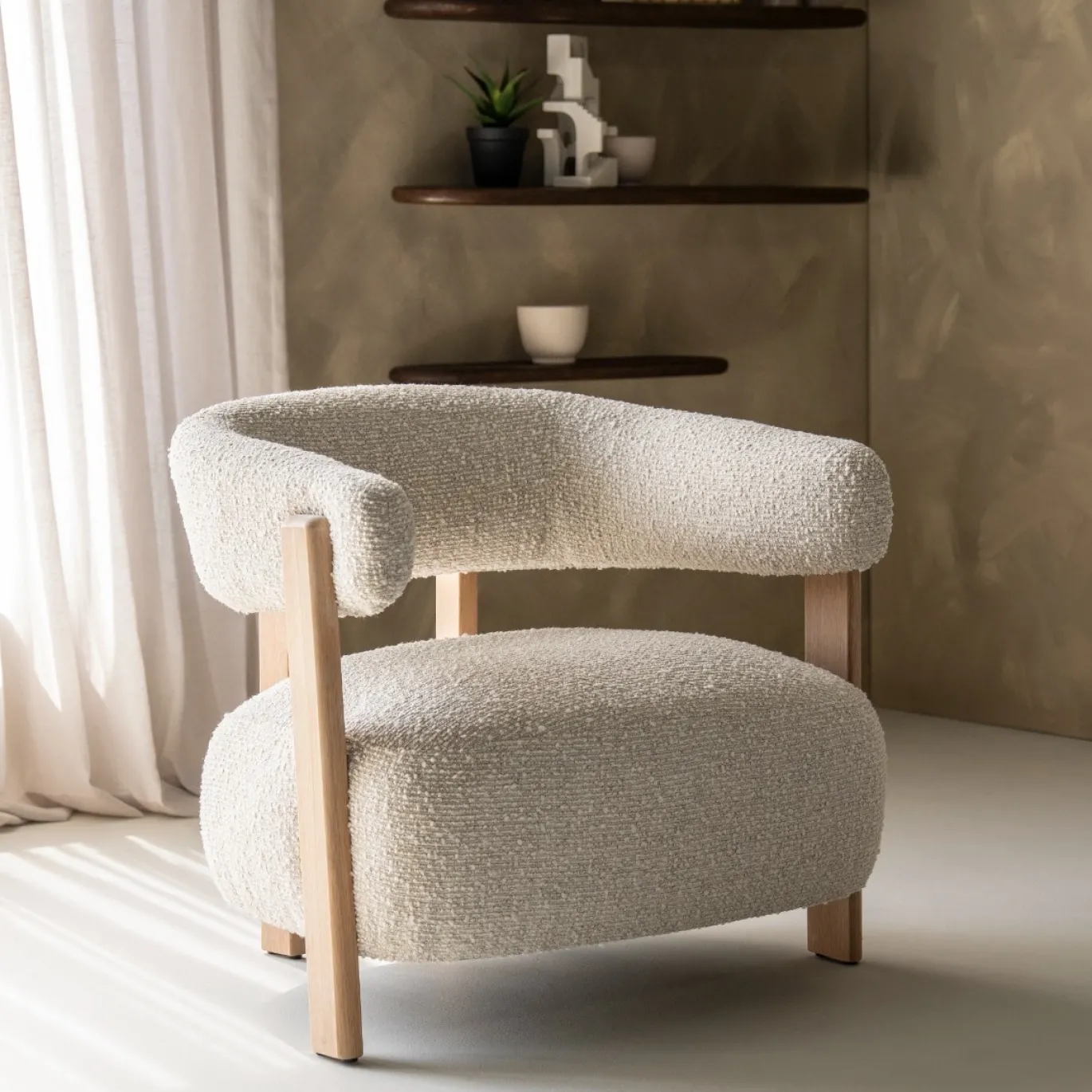 Eleonora Fauteuil Lola Beige Hush