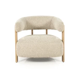 Eleonora Fauteuil Lola Taupe Hush