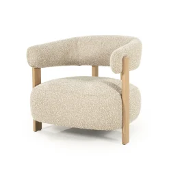Eleonora Fauteuil Lola Taupe Hush