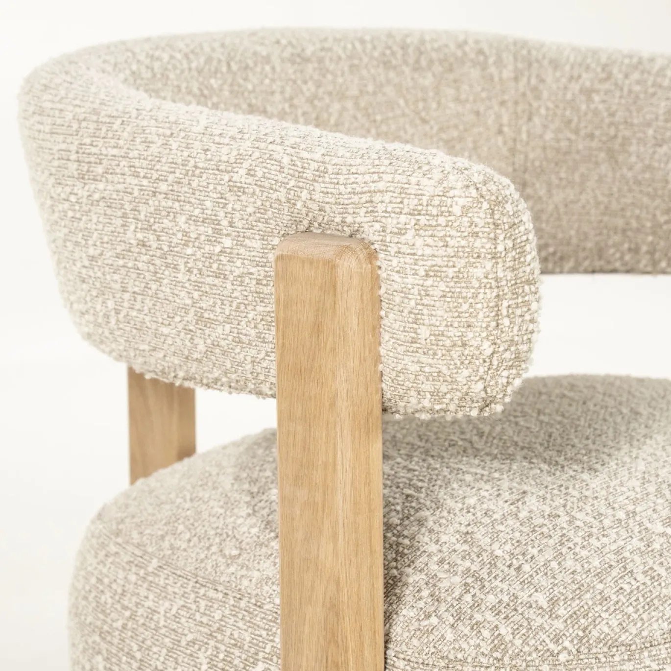 Eleonora Fauteuil Lola Taupe Hush