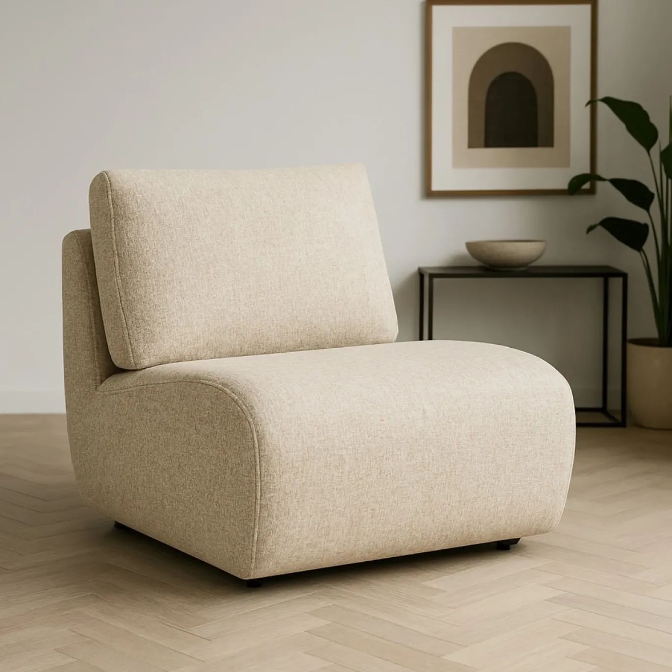 Eleonora Fauteuil Lucia Taupe Donna