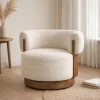 Eleonora Fauteuil Nila Bruin Beige Vanu
