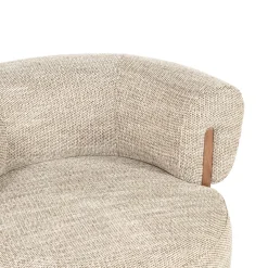 Eleonora Fauteuil Nila Bruin Taupe Vanu