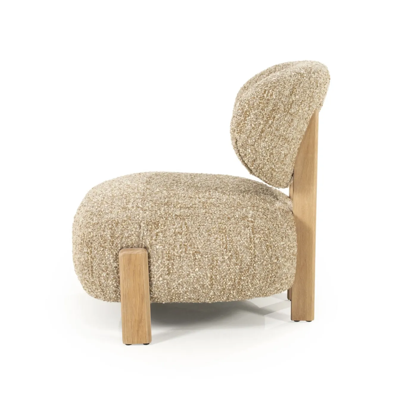 Eleonora Fauteuil Reza Naturel Taupe Bay