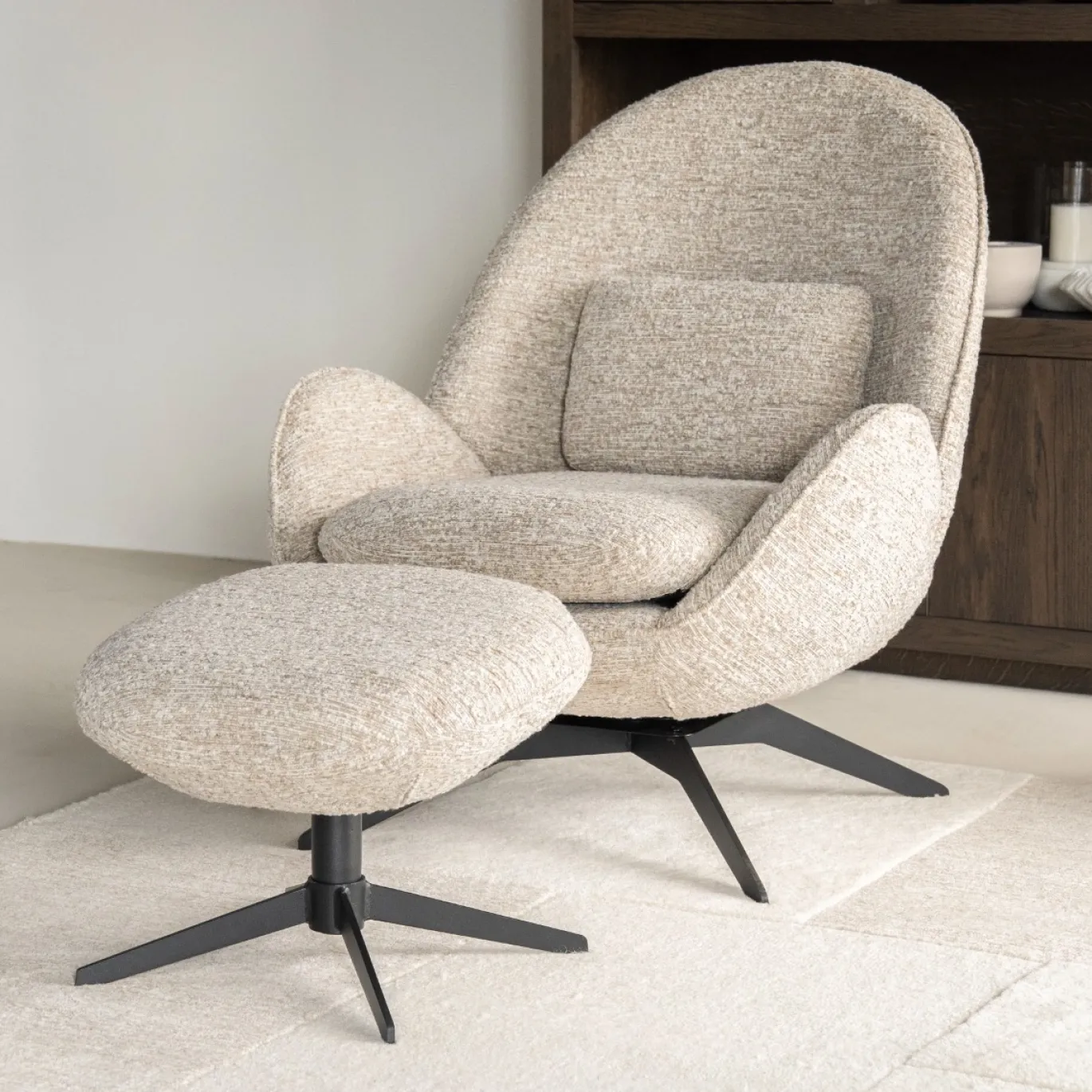 Eleonora Fauteuil Ryan Beige Zora
